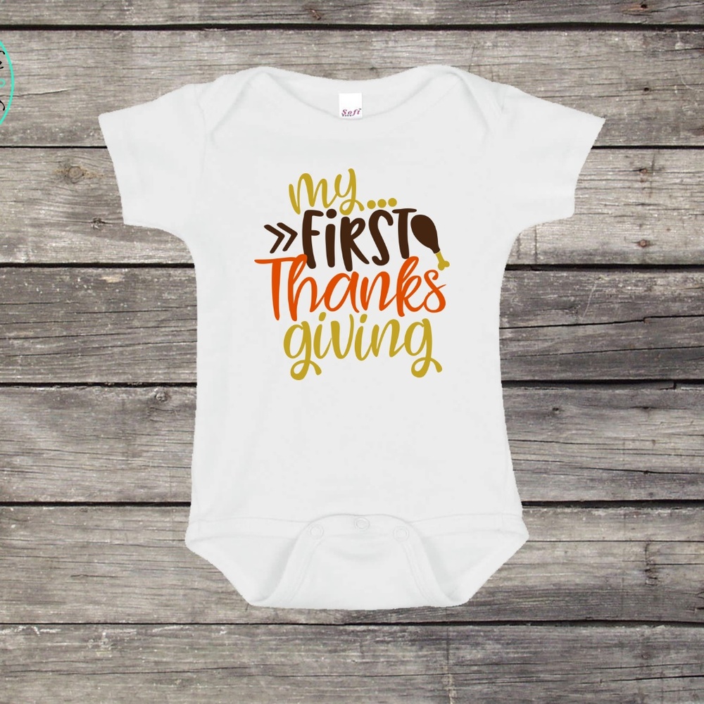 My First Thanksgiving Onesie